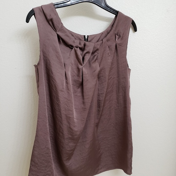 LOFT Silky Eggplant Tank in Extra Small - Picture 2 of 7